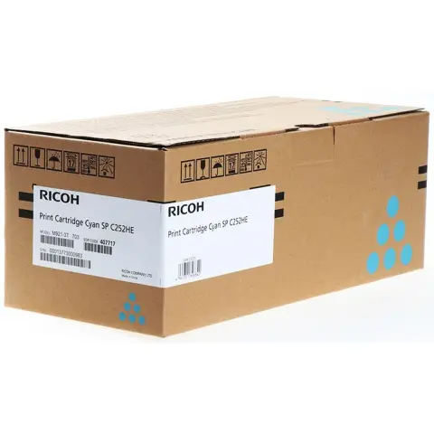 Toner Ricoh 407717 Cyan do drukarek (Oryginalny) [6k]